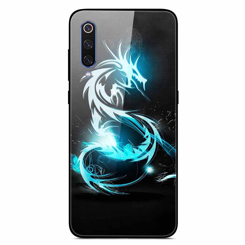 Чехлы для Xiaomi Mi A3 Роскошные Чехлы для Телефона из Закаленного Стекла Космические для Xiaomi MI 9 Lite Чехол 9lite MiA3 Жесткий Защитный Задний Корпус
