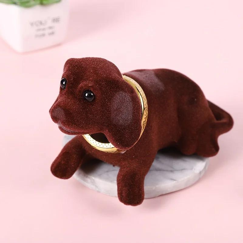 Car Shake Head Dog Ornaments Cute Nodding Decoration Gift For Car Interior Home Room Auto Accessories