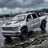 1:32 Пикап Dodge Ram 1500 TRX Mammoth Внедорожный Модель Машинки Литье под Давлением из Сплава Со Звуком и Светом Инерционная Детская Игрушечная Машинка Подарок