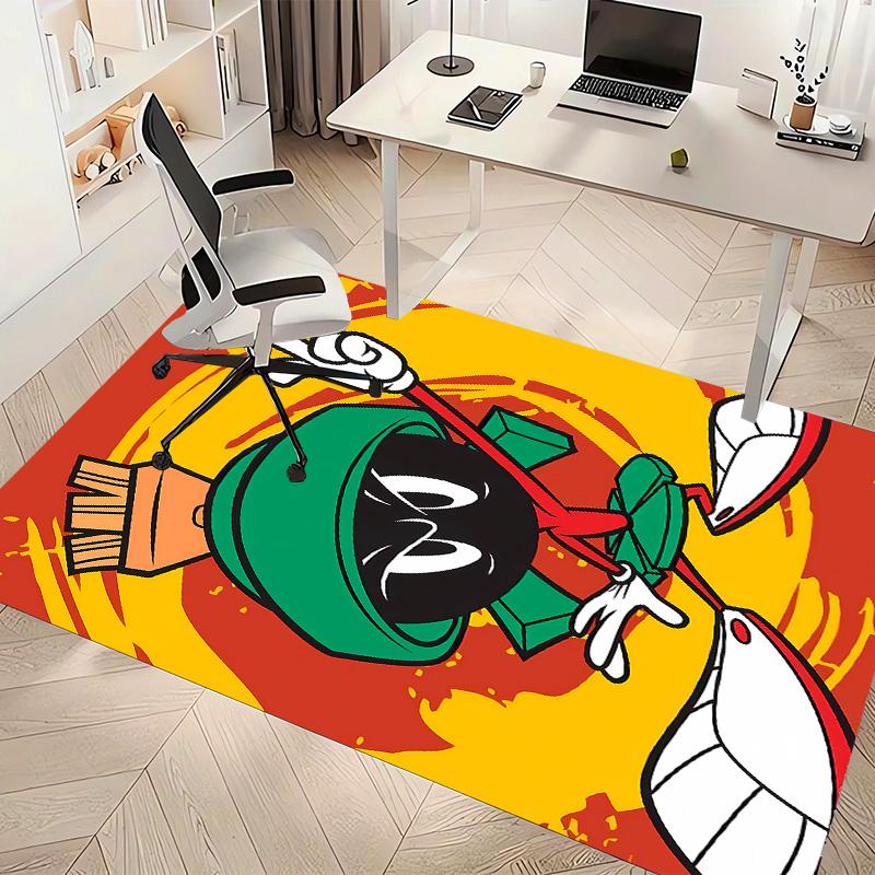 Marvin the Martian Printed Absorbent Washable Carpet, Non-Slip Bathroom Mats, Kitchen Rugs, Yoga Mat,Living Room Entrance, Camping Picnic Rugs