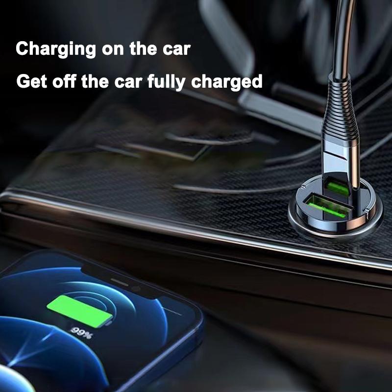 200W Car Fast Charger USB Type-C Ports Power Adapter Accessories For Lamborghini LP570 LP610 Urus LP700 LP770 Gallardo Aventador
