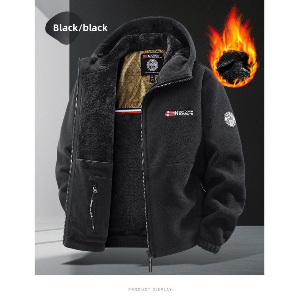 Теплое и плюшевое толстое пальто на осень и зиму, модная флисовая ткань, графеновая подкладка с защитой от холода, предпочтительно для осени и зимы