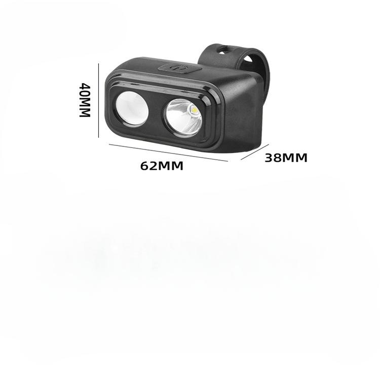 Cross Border Bicycle Front and Rear Light Set Type-C Charging Outdoor Waterproof Cycling Light Mountain Bike Night Warning Light