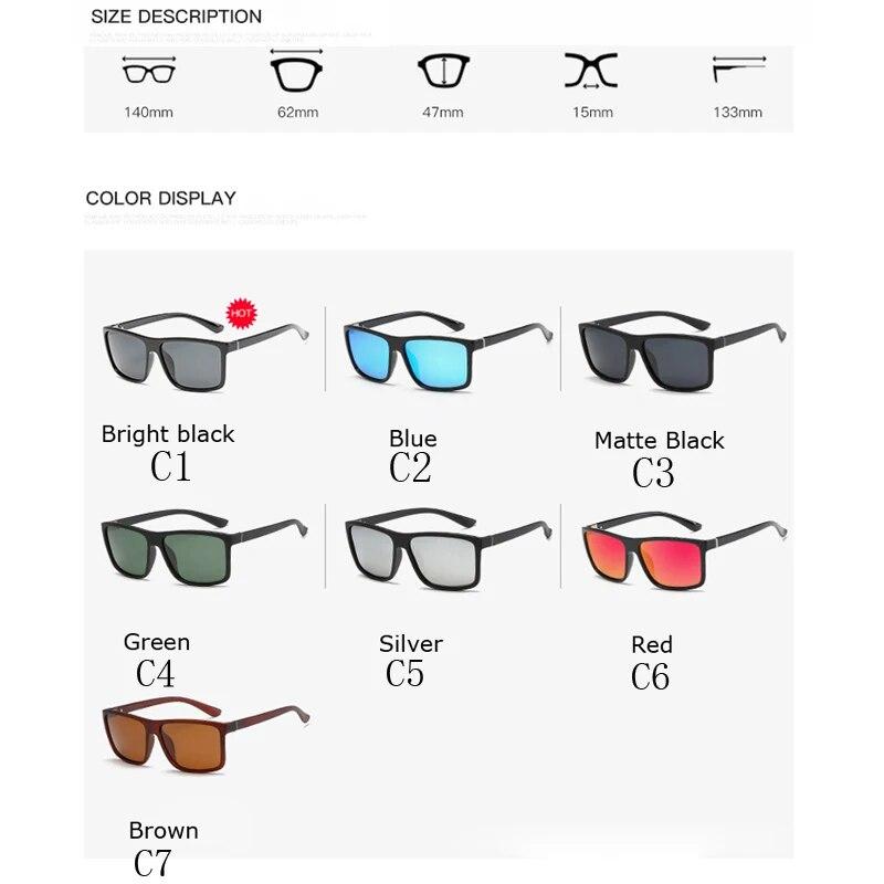 Роскошные квадратные винтажные поляризационные солнцезащитные очки для мужчин и женщин, модные антибликовые солнцезащитные очки для путешествий, мужские очки UV400