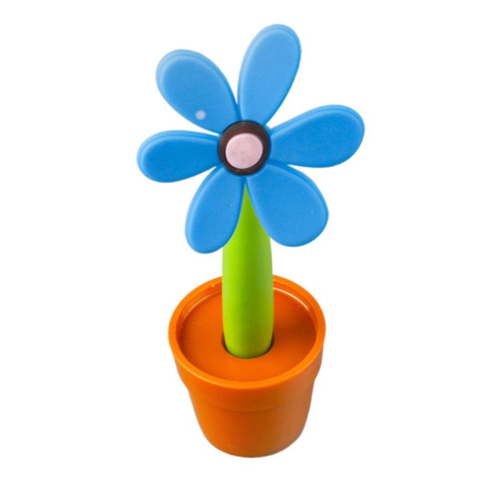 Plastic Writing Signing Pen Cartoon Sunflower Ballpoint Pen New Ballpoint Pen