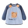 Waterproof Baby Long Sleeve Bib Apron Anti-dirty Toddler Eating Reverse Wear Smock Kids Feeding Coverall for Boys Girls Autumn Winter