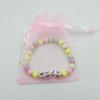 Красочные браслеты из бисера с буквами, модный детский браслет ручной работы, детские браслеты сладкого цвета из бисера