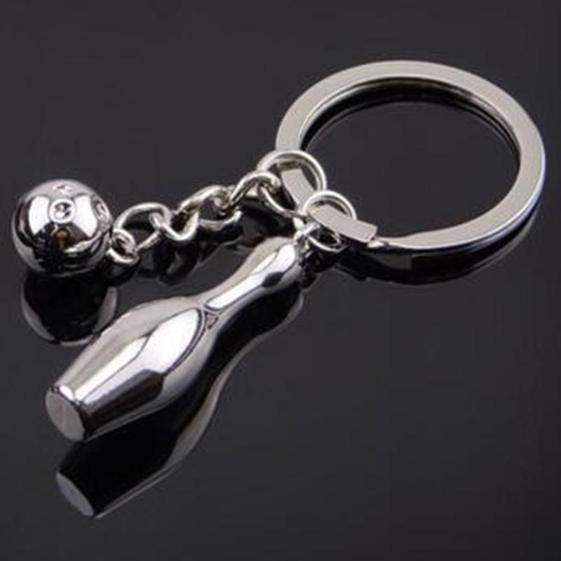 Металлический брелок для ключей «Бадминтон», имитация 3D-кулона «Бадминтон», подвеска для спортзала