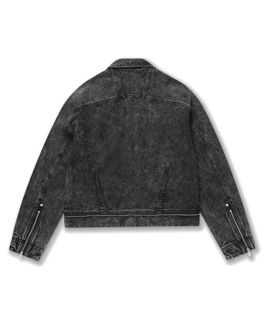 Grailz Overdyed Denim Trucker [Black]