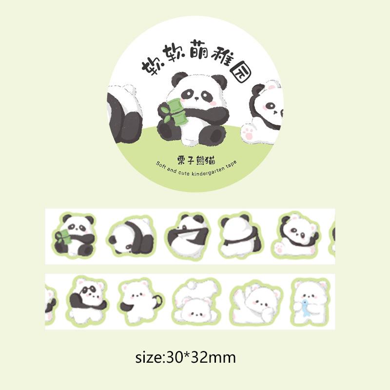100 листов мультфильм граффити маленькие животные декоративная лента креативный ручной счет коллаж материал наклейки рулон школьные канцелярские принадлежности
