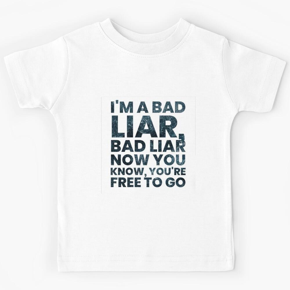 BAD LIAR -Imagine Dragons Kids T-Shirt