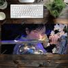 Table Mat Beautiful girl Mouse Pad Desk Mouse Pad Cute HD Desk Pad Large 400x900 Gamer Mousepad Extended Gaming Keyboard Mats