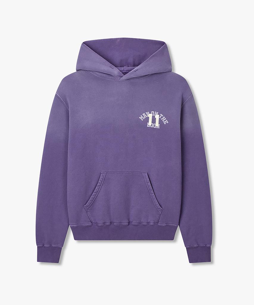 Man On The Boon Washed Fleece Hoodie_Violet 4715312010