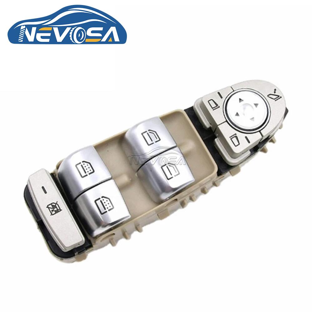 A2229056800 2229056800 Front Left Power Window Switch For Mercedes Benz C300 C400 C63 GLC300 C350E C-Class W213 W222 W205 W253