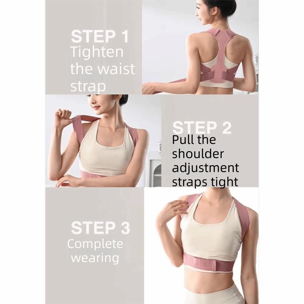 Breathable Back Support Belt Invisibility Corrector Corset Back Neck Brace  Spine Support