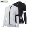 Wosawe Cycling Jerseys Women Bicycle Shirt Long Sleeve Cycle Tops Breathable Riding Clothing Ladies