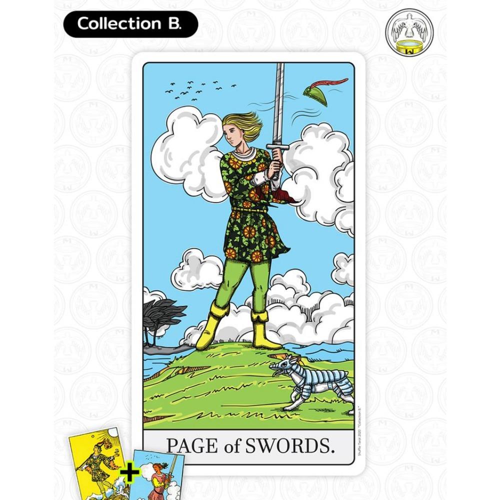 Коллекция таро Shuffle Tarot B Shuffled World of RWS Tarot Deck 80 шт. Карты Творческий способ рассказать историю 10,3*6 см