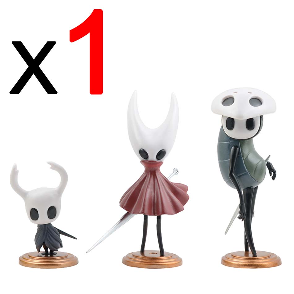 Non-Toxic 11.11 Aixlan Hollow Knight Figure 3Pcs Set Game Hollow Knight Pvc Action Figure Amine Birthday Gift Collectible Figurine
