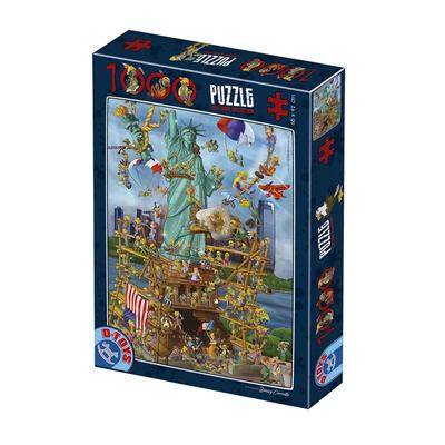 Пазл из 1000 деталей от D-Toys, 61218-CC13, Коллекция мультфильмов: Нью-Йорк, 47 x 68 см