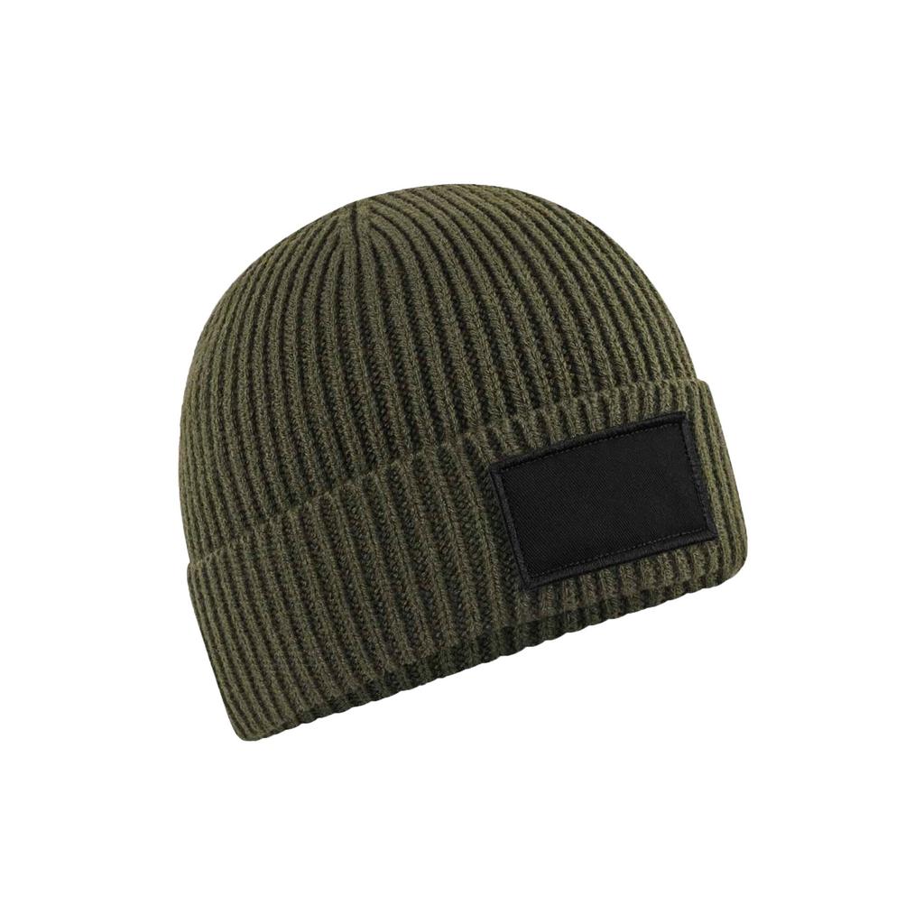 Unisex Adult Patch Beanie
