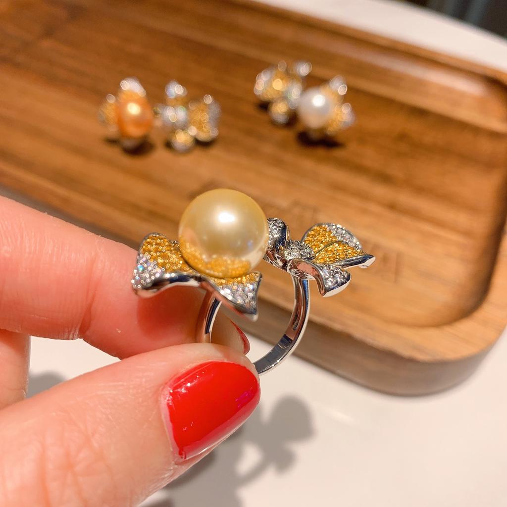 Простое австралийское кольцо с жемчугом Fritillary, женское модное цветное винтажное кольцо, ювелирные изделия