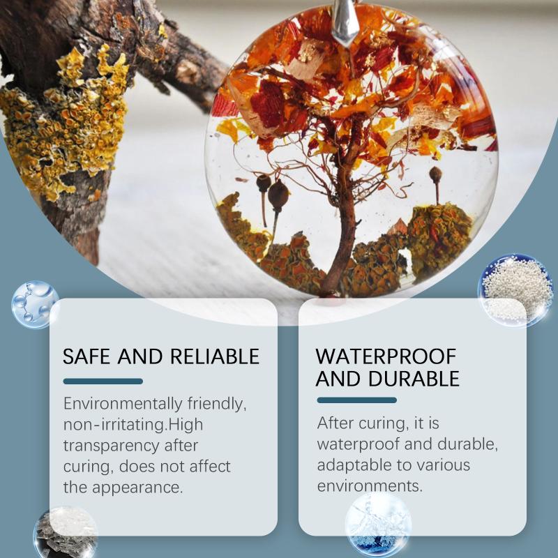 UV Resin Glue for Jewelry Making Quick Dry Solar Ultraviolet Light Activated Fast Drying DIY Crafts