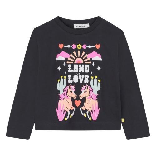 Billieblush Girls Land Of Love Jersey Long-Sleeved T-Shirt