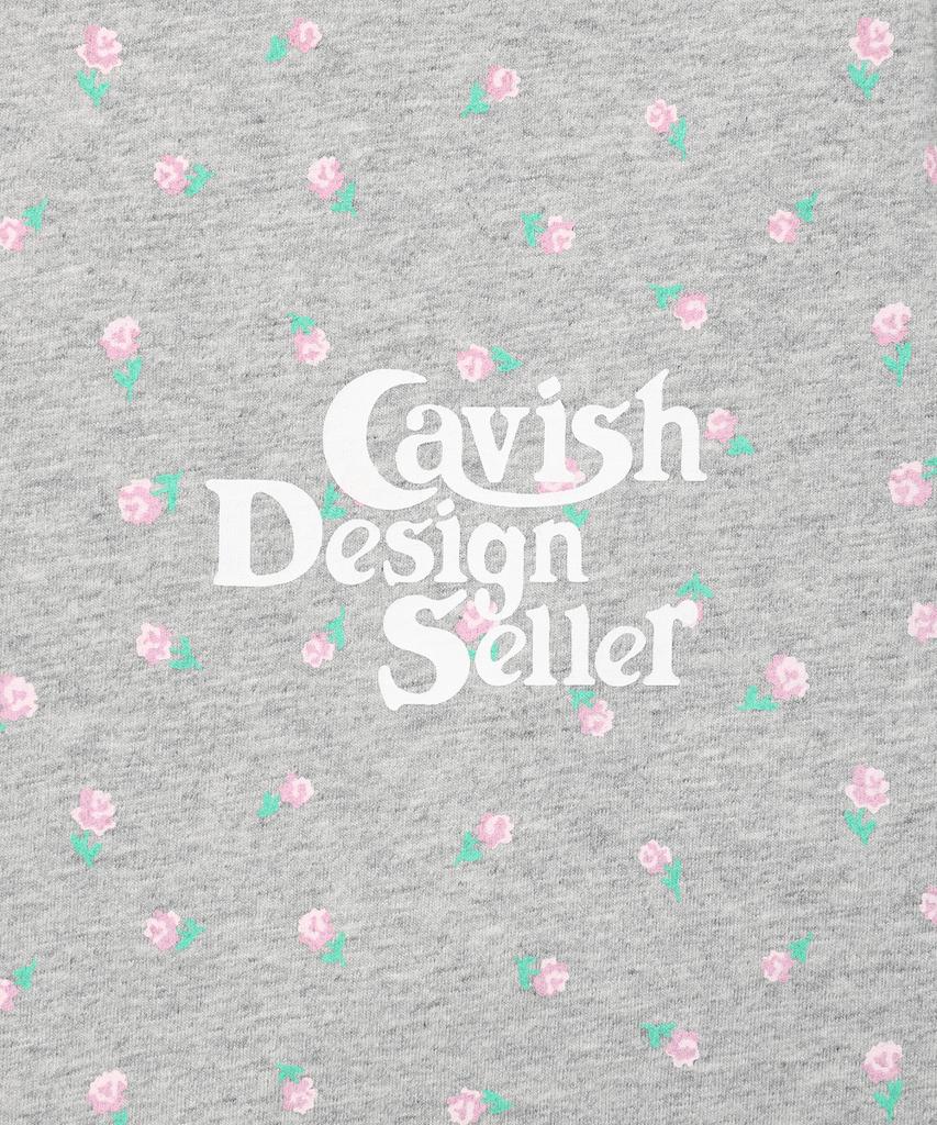 CAVISH Футболка с длинным рукавом и логотипом Цветочницы Серая(Cv2Gsut551A)