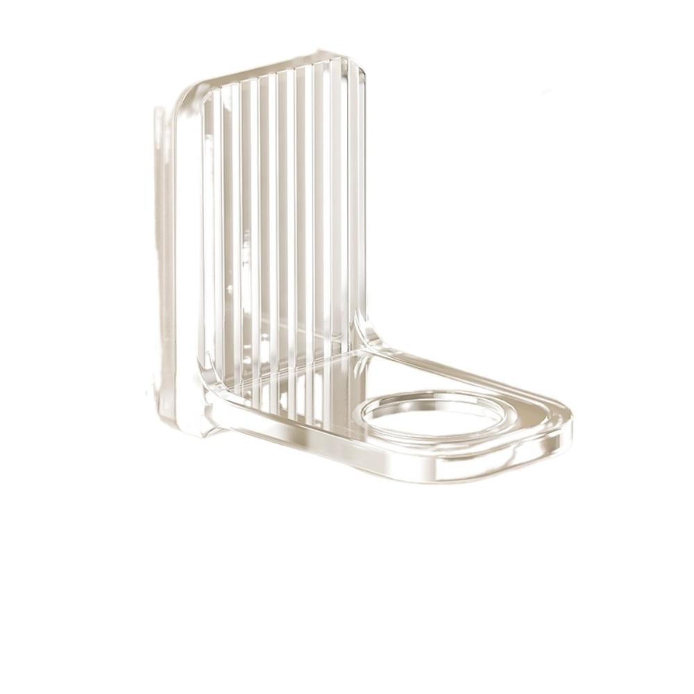 Adjustable Shampoo Bottle Holder Non-rust Hand Soap Wall Hanger Shower Gel Bottle Rack  Bathroom