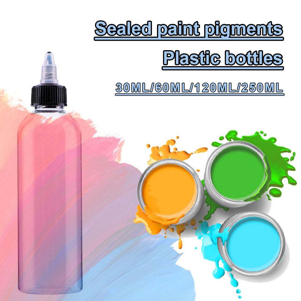 10 шт. Жидкие бутылки с откручивающимися крышками, пустой прозрачный держатель для хранения, многоразовый контейнер для покраски, клей