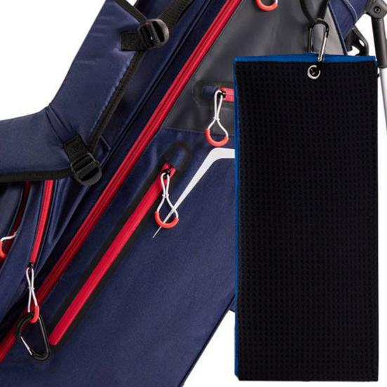 Полотенце для гольф-клуба Антипиллингующее Быстросохнущий Аксессуар Вафельный узор Полотенце для гольфа для гольфа