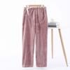 Материнские Утепленные Регулируемые Фланелевые Брюки для Беременных Свободные Брюки