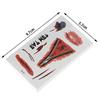 30 PCS Halloween Party Waterproof Temporary Tattoos Stickers For Women Men 3D Reality Vampire Blood Scar Design Tattoo Stickers