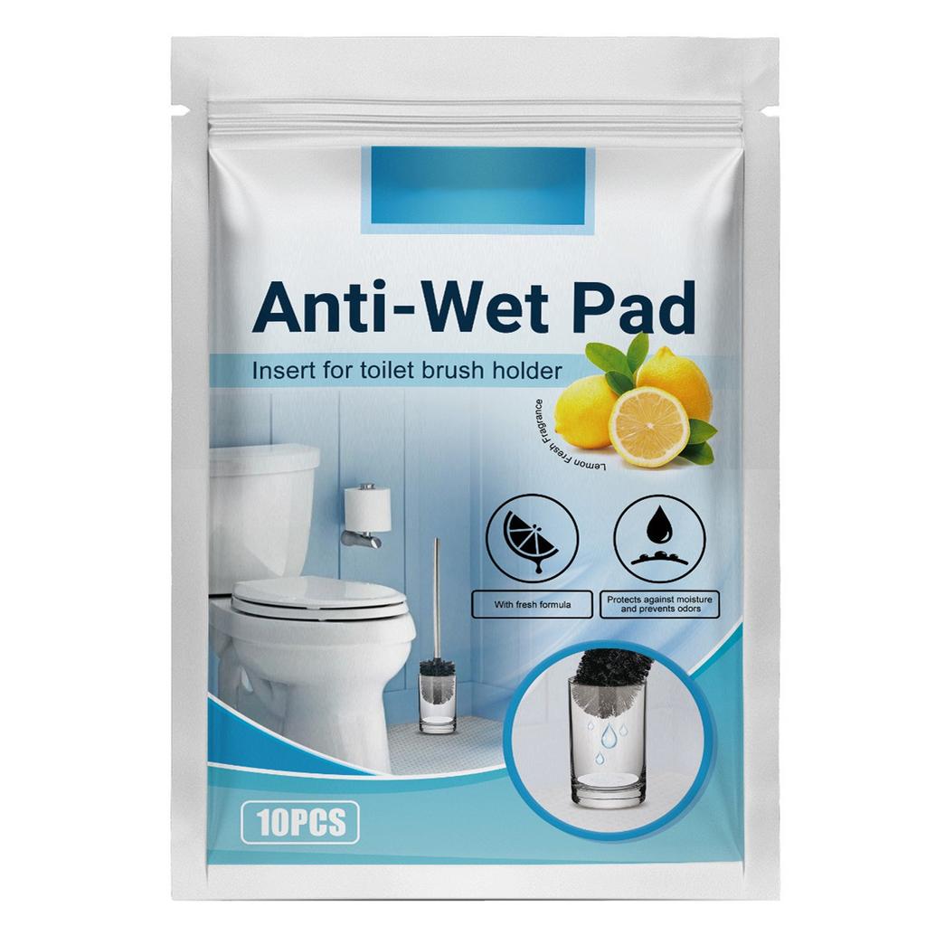 10x Toilet Brush Pads, Sufficient For About 30 Weeks Hygiene In The Bathroom