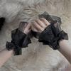2 шт. Элегантные кружевные нарукавники в японском и корейском стиле, манжеты на запястье для косплея и фотосессии, удобный эластичный дизайн
