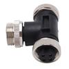 for NMEA 2000 T Connector 4 Pin IP67 Waterproof Backbone Drop Cables 3 Port Multiport Tee Terminator for Sensors