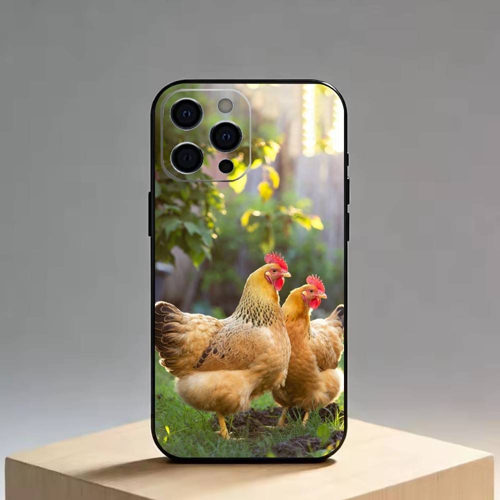 Chicken222 Phone Case Silicone Soft For IPhone 17 16 15 14 13 12 11 X XR Plus Pro Max Plus