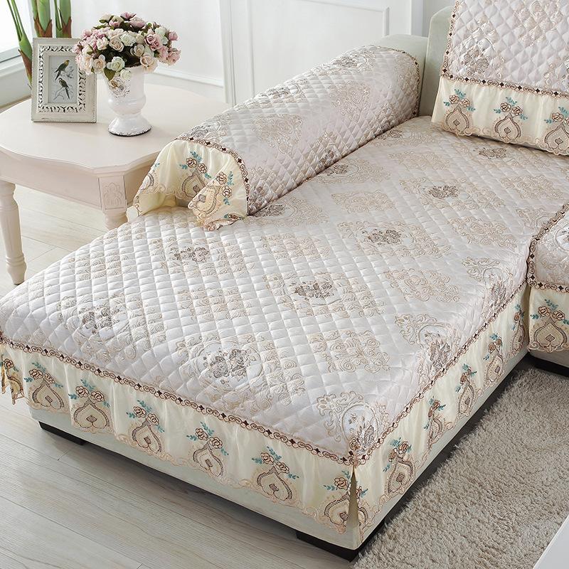 European-Style Sofa Cushion Four Seasons General Fabrics Simple Modern Sofa Cover All-Inclusive Living Room Sofa Cushion Covers