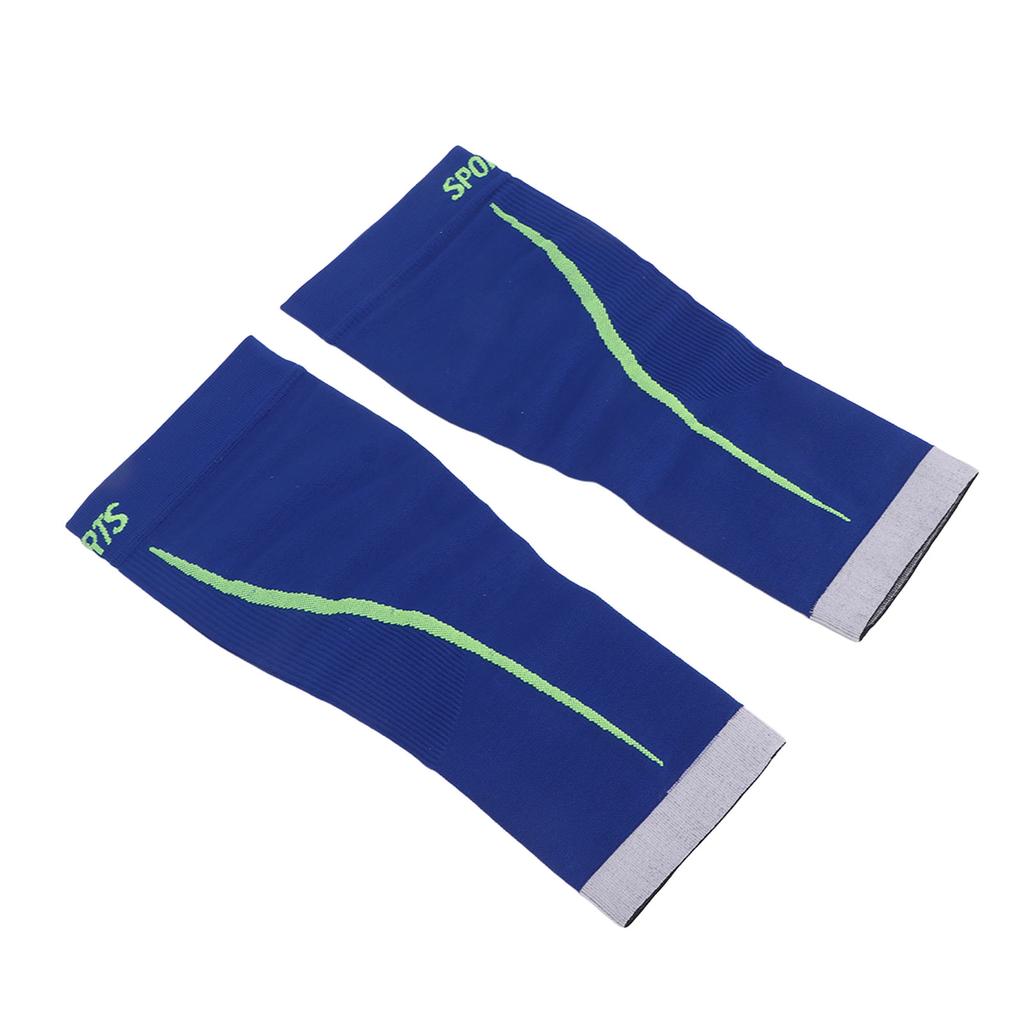 Calf Compression Sleeves Footless Leg Compression Sleeve Splint for Sports Running Dark Blue XXL