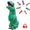 REKUCCI Inflatable Dinosaur Kigurumi Costume for Adults and Perfect for School and Events Size Halloween, Kids, Christmas, Birthdays, Festivals,