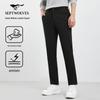 SEPTWOLVES Men's Straight Fit Twill Stretch Knit Casual Pants