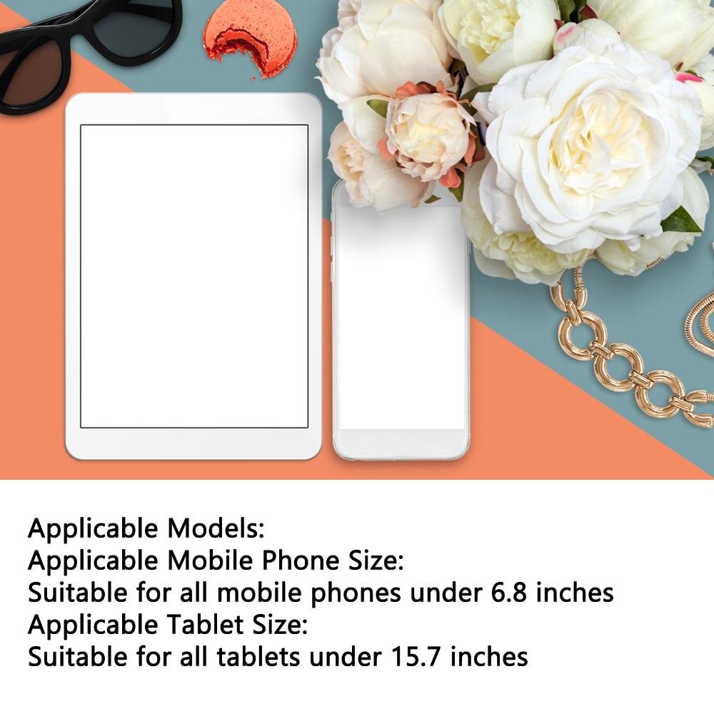Touchable Bathroom Phone Holder No-drill Wall Mount Tablet Case  Device Protection