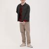 Uniqlo Однотонная повседневная куртка-рубашка мужская куртки Темно-серый 451749-08