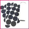 10 Pcs Round Rubber Coaster Pad Self Adhesive Cup Bottom Stickers Non-Slip Anti-Scald Tumbler Cup Protective Pads