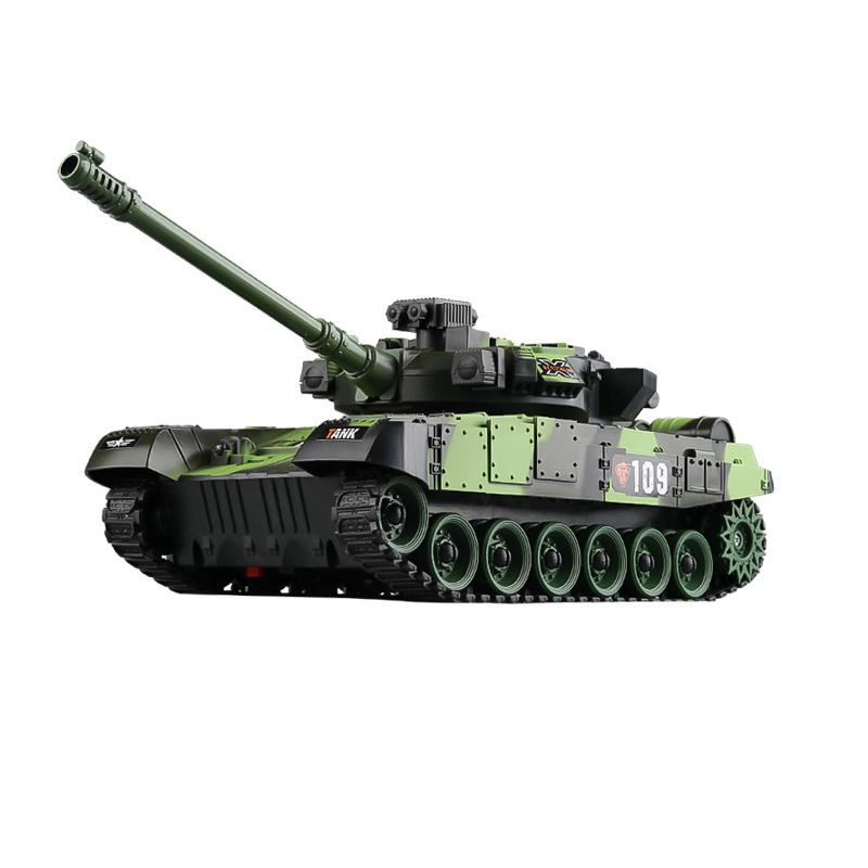 New 9 Channel RC Tank Military War Battle United States M1 Leopard 2 Remote Control Toy Car Tactical Model Electronic Toys for Boys Children