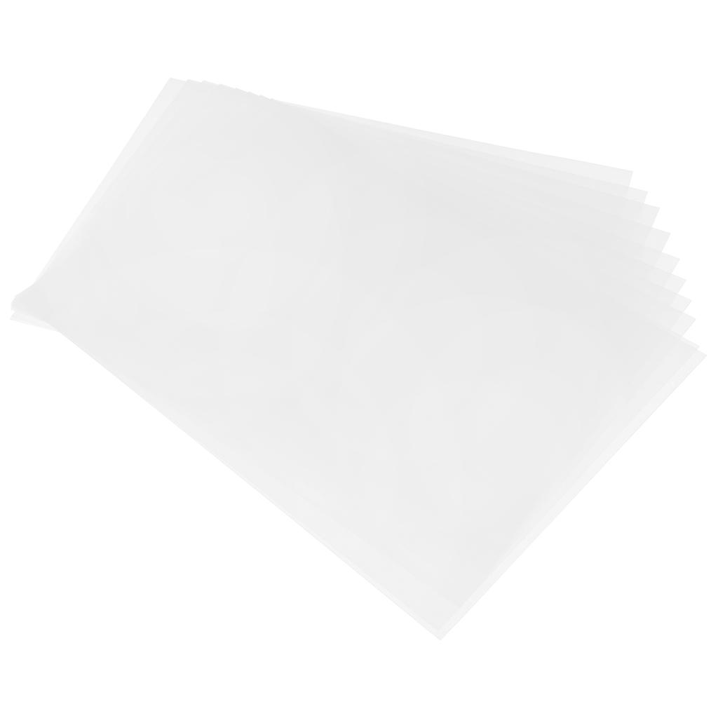 Комплект из 10 термоусадочных листов, термоусадочная пленка, полупрозрачная, под покраску, для детей