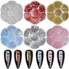 Semicircular Ab Pearl 7 Grid Plum Blossom Box Color Nail Art Pearl Diy Resin Pearl Nail Art Jewelry