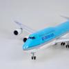 Новый 1/160 Самолет Korean Air 747 B747-8 Авиакомпания Гражданский Авиалайнер Модель Светодиодная Подсветка Шасси 47СМ Модель Самолета Подарки Дисплей