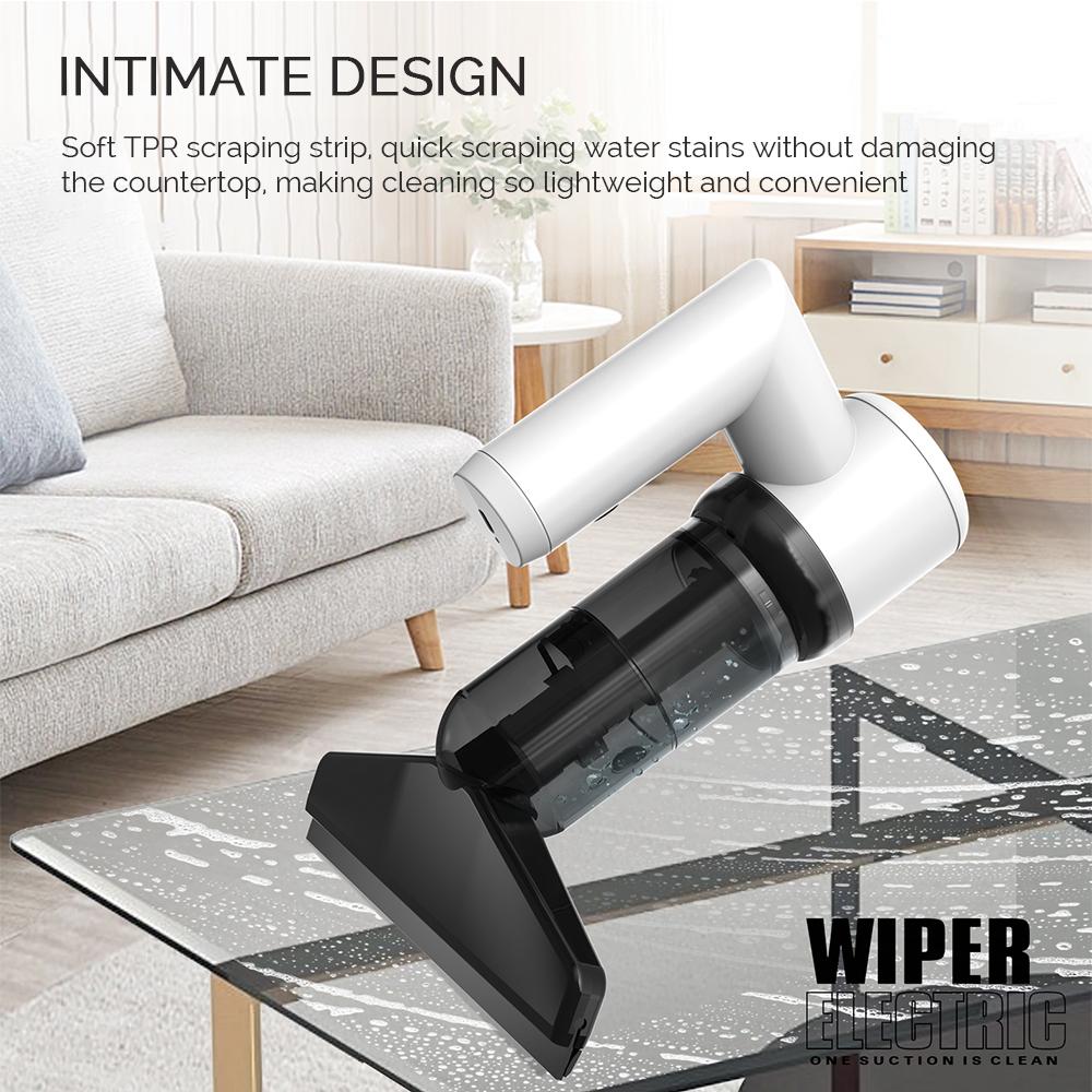 5-IN-1 Window Cleaner Glass Scraper Wiper Strip Wireless Portable Handheld Powder Vacuum Cleaner For Car With Vacuum Air Pump
