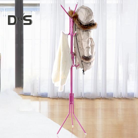 Вешалка для одежды с 12 крючками, отдельно стоящая вешалка для прихожей, спальни и офиса, металлическая вешалка для пальто, шляп и сумок